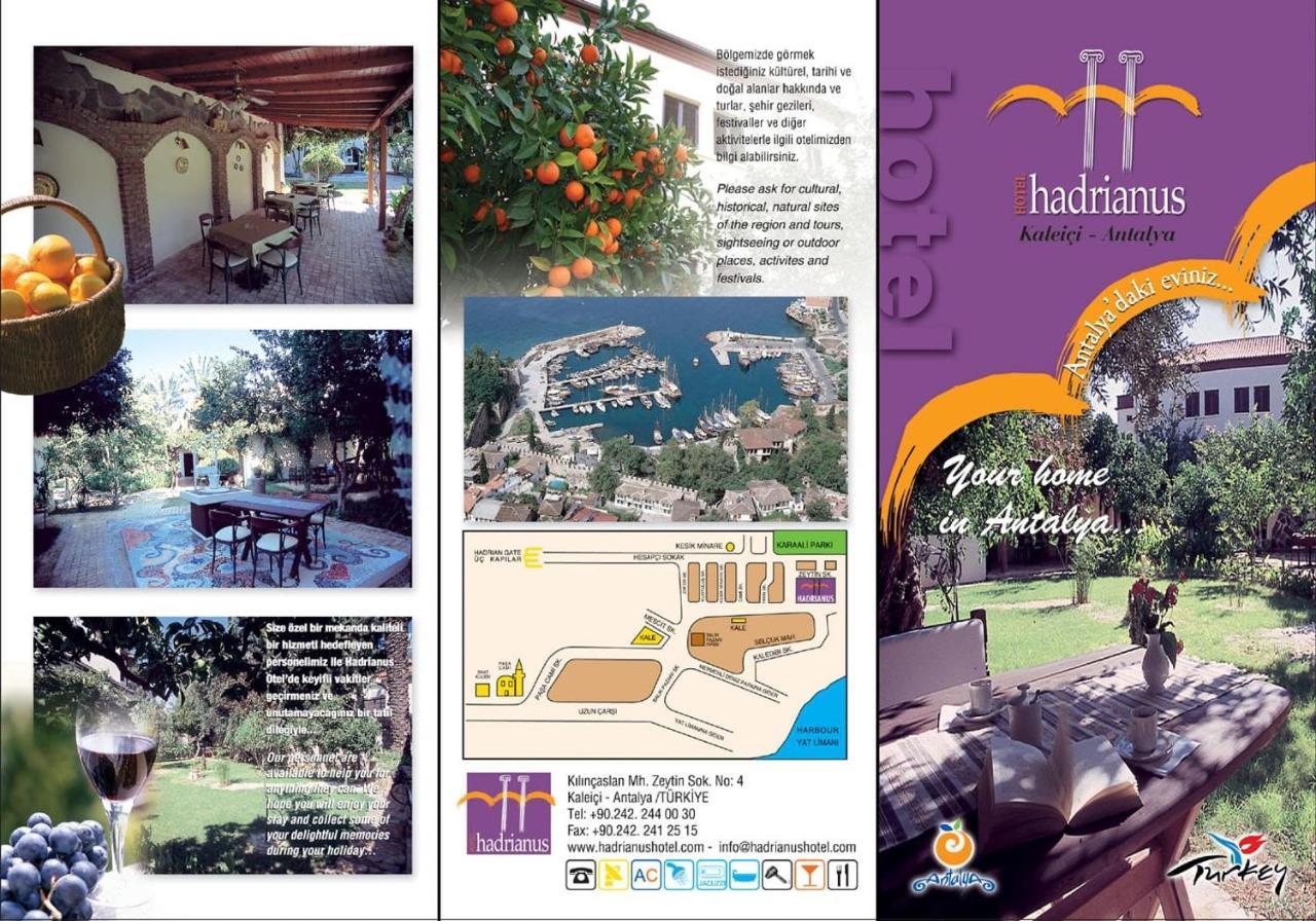 Hotel Hadrianus Pansion Antalya Exteriér fotografie